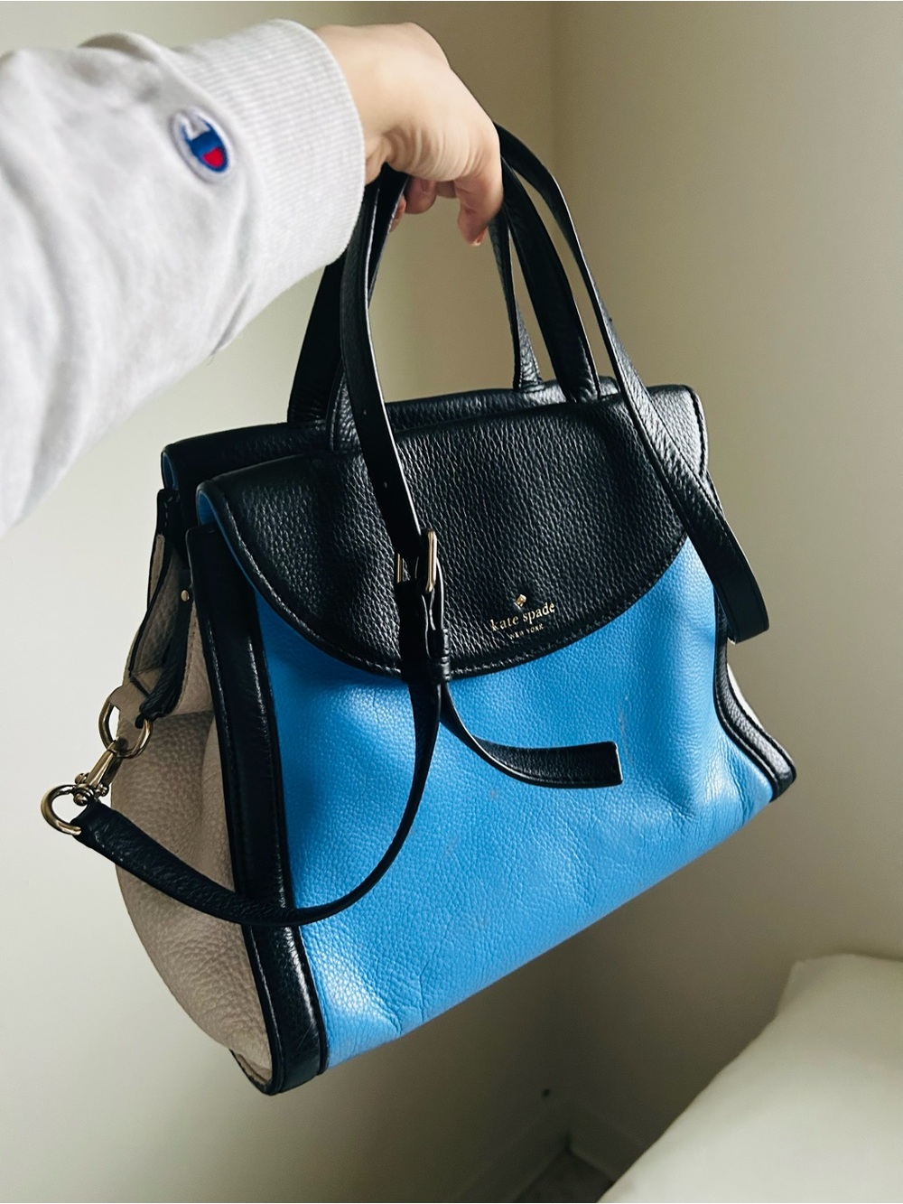 Kate Spade Cobble Hill Adrien Leather Satchel/crossbody bag